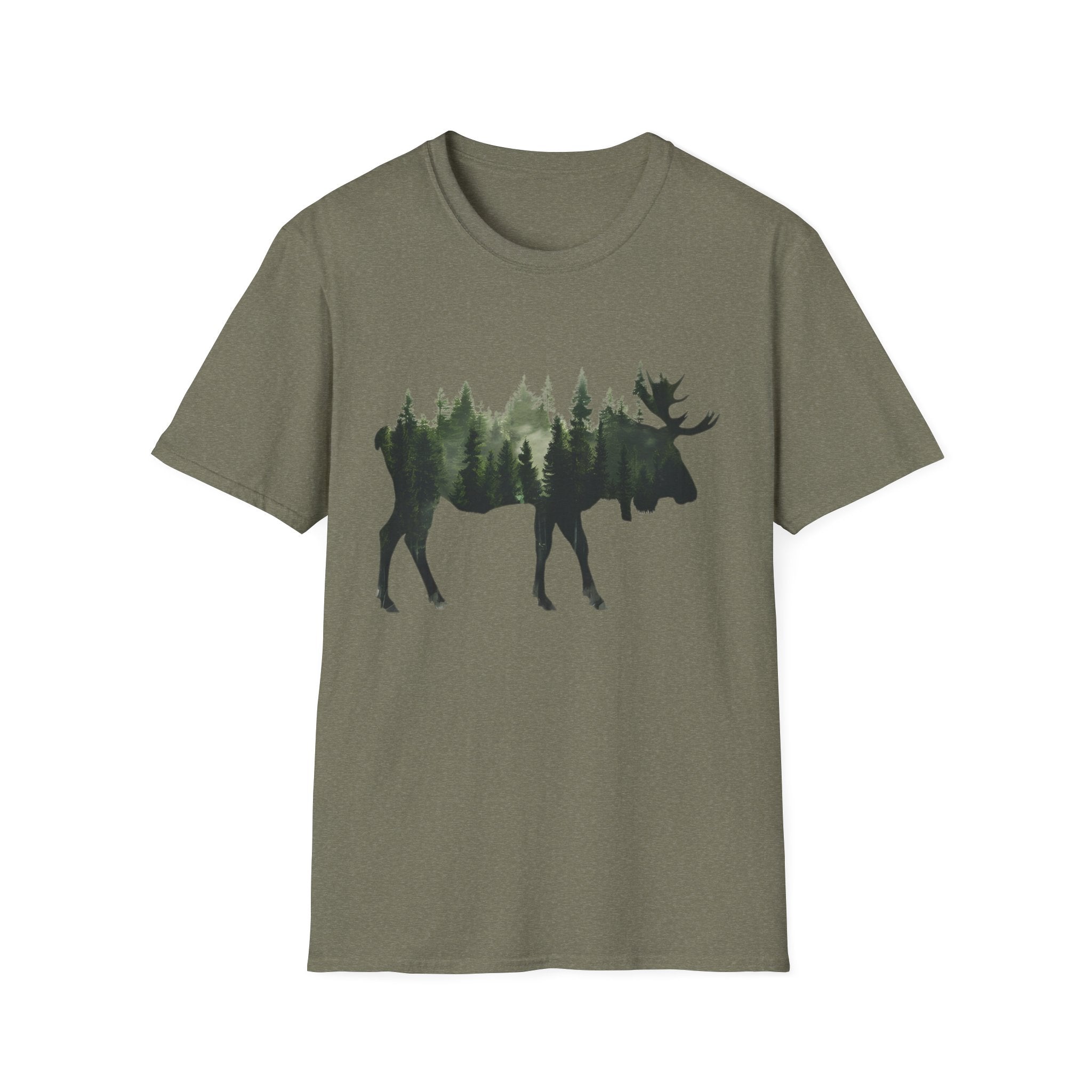 Moose Forest Silhouette T-Shirt