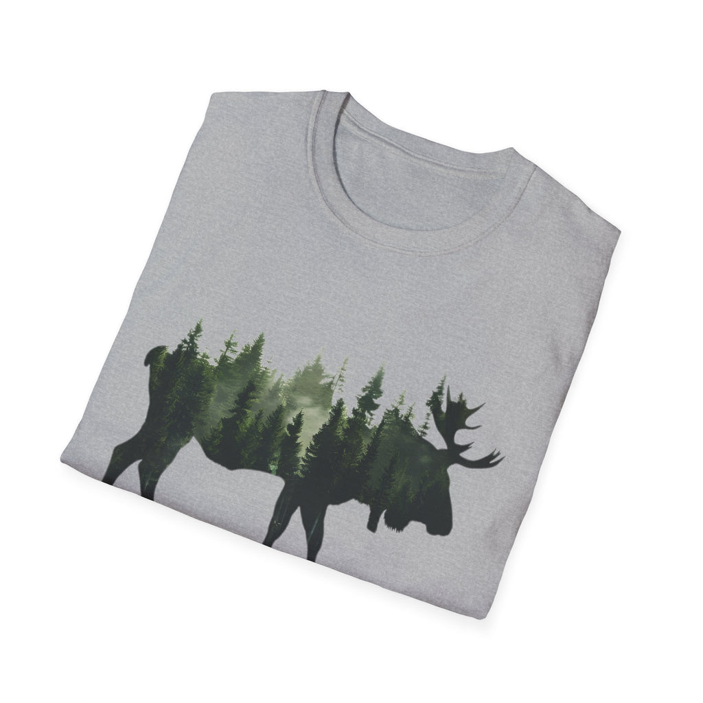 Moose Forest Silhouette T-Shirt