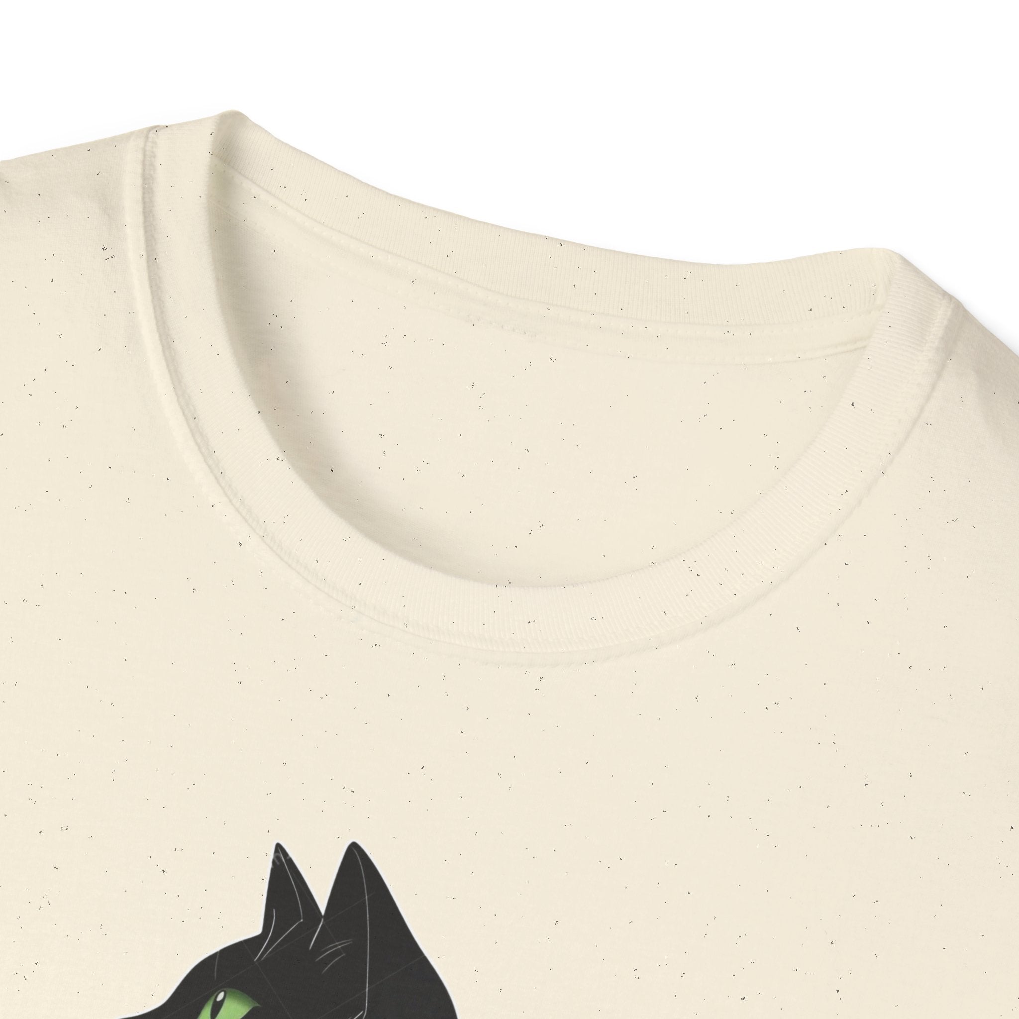 Floral Cat Silhouette T-Shirt