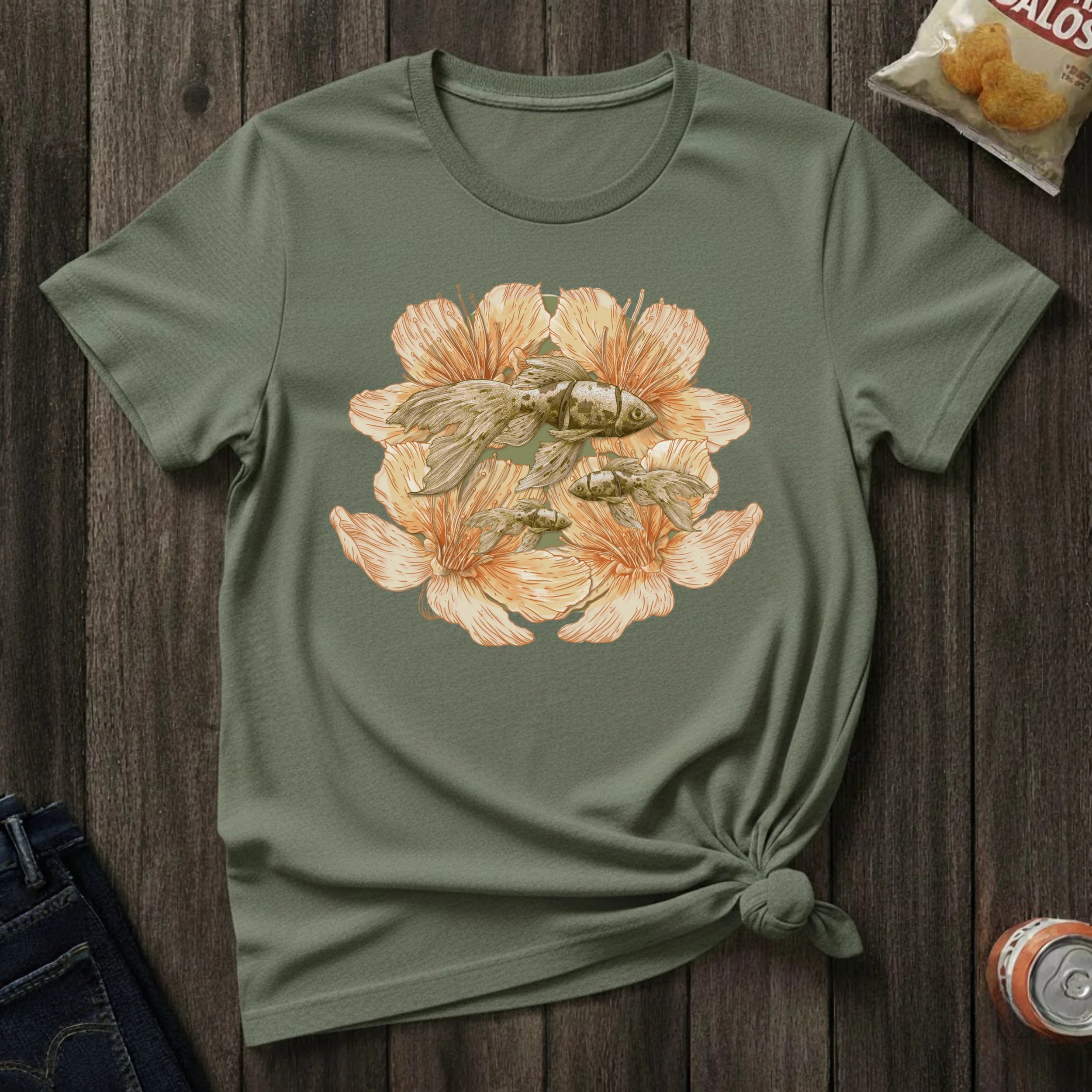 Vintage Poppy Floral T-Shirt