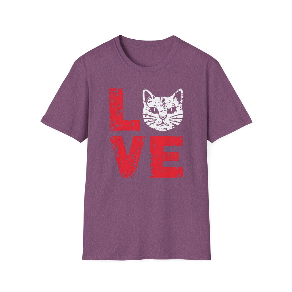 Cat Love T-Shirt — Vintage Distressed Kitten Graphic Tee