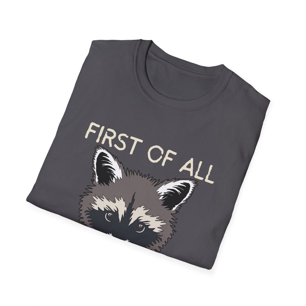 Raccoon 'First of All I'm a Delight' Graphic T-Shirt