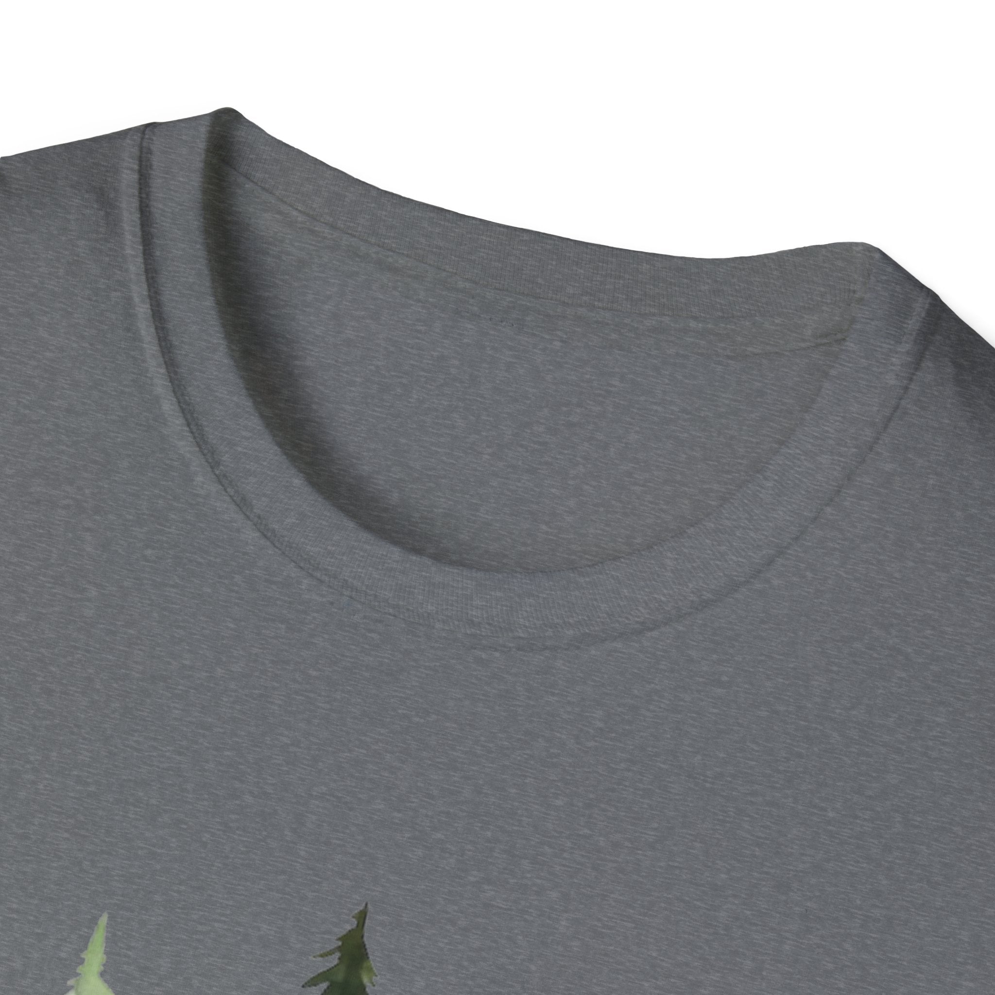 Pine Forest Tee — Watercolor Evergreen Tree T-Shirt