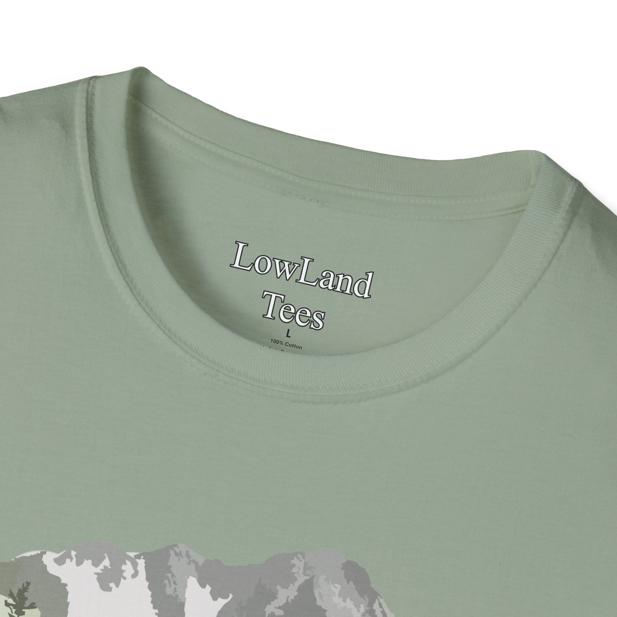 Mountain Spirit Bear T-Shirt — Double Exposure Wilderness Nature Tee