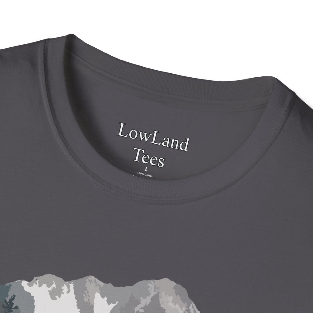 Mountain Spirit Bear T-Shirt — Double Exposure Wilderness Nature Tee