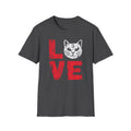 Cat Love T-Shirt — Vintage Distressed Kitten Graphic Tee