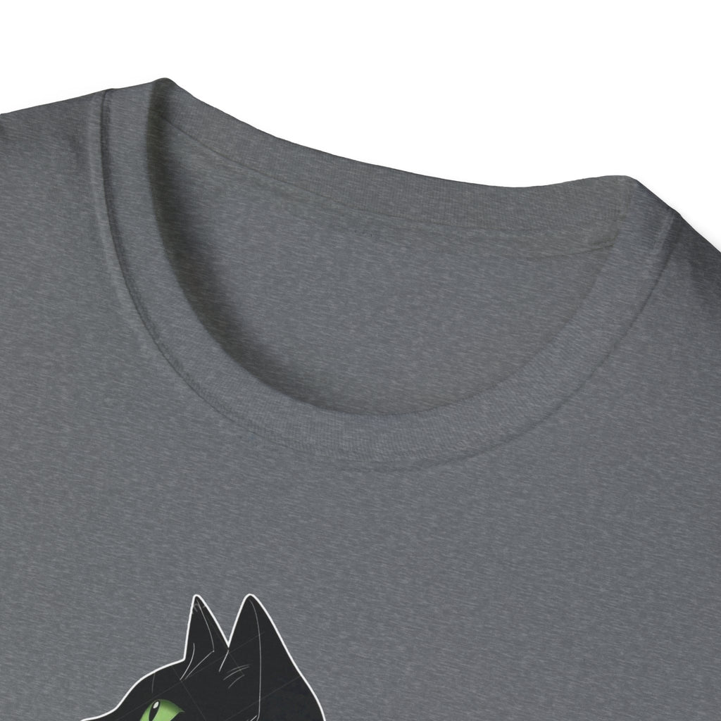 Floral Cat Silhouette T-Shirt